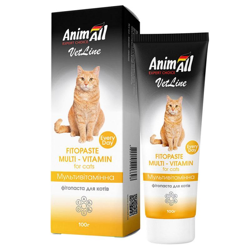 Фітопаста AnimAll VetLine Multi Every day для покращення загального стану у котів, 100 г