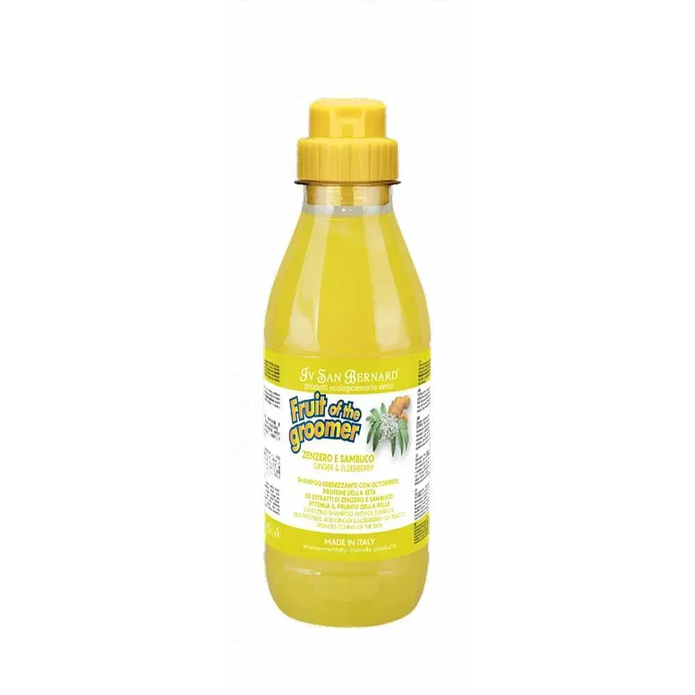 Концентрований шампунь Iv San Bernard Ginger and Elderberry дезінфікуючий, з бузиною та імбирем