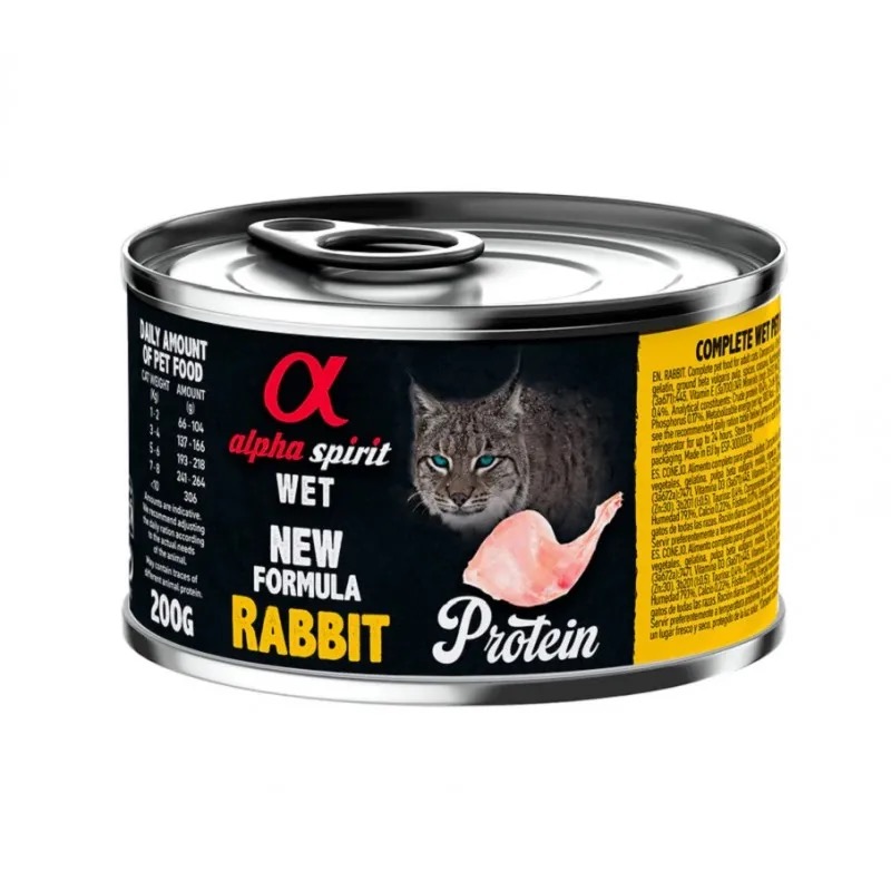 Alfa Spirit Rabbit Консерва для котів з кроликом 200г