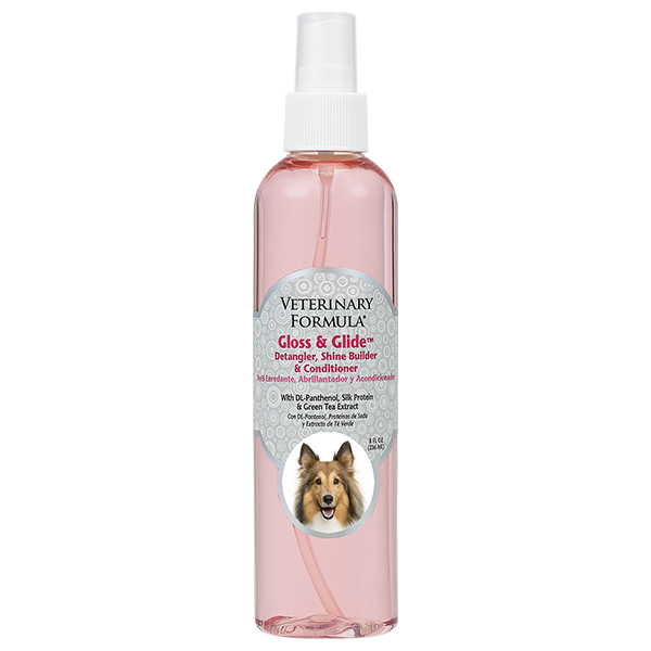 Veterinary Formula gloss & glide conditioner кондиціонер від ковтунів для собак і котів, антистатик 236 мл