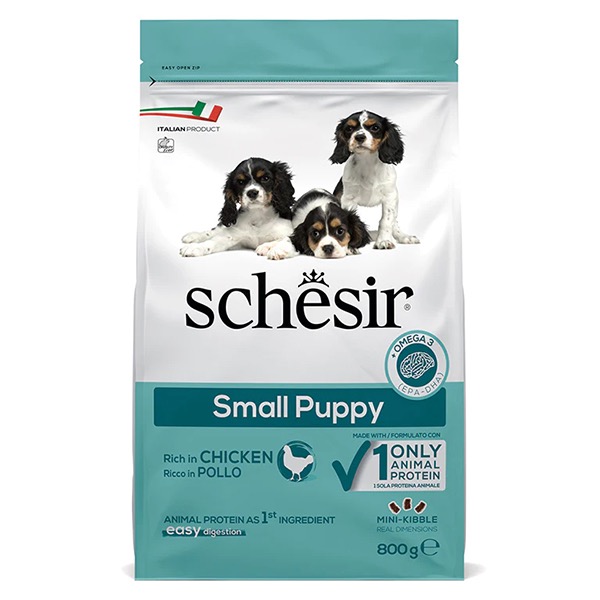 Schesir Dog Small Puppy з куркою, монопротеїновий, для цуценят малих порід, 2кг