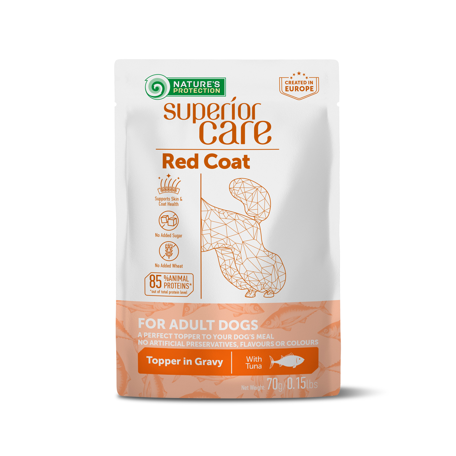 Red Coat Adult All Breed Dogs with Tuna, вологий корм з тунцем для дорослих собак усіх порід, 70 г