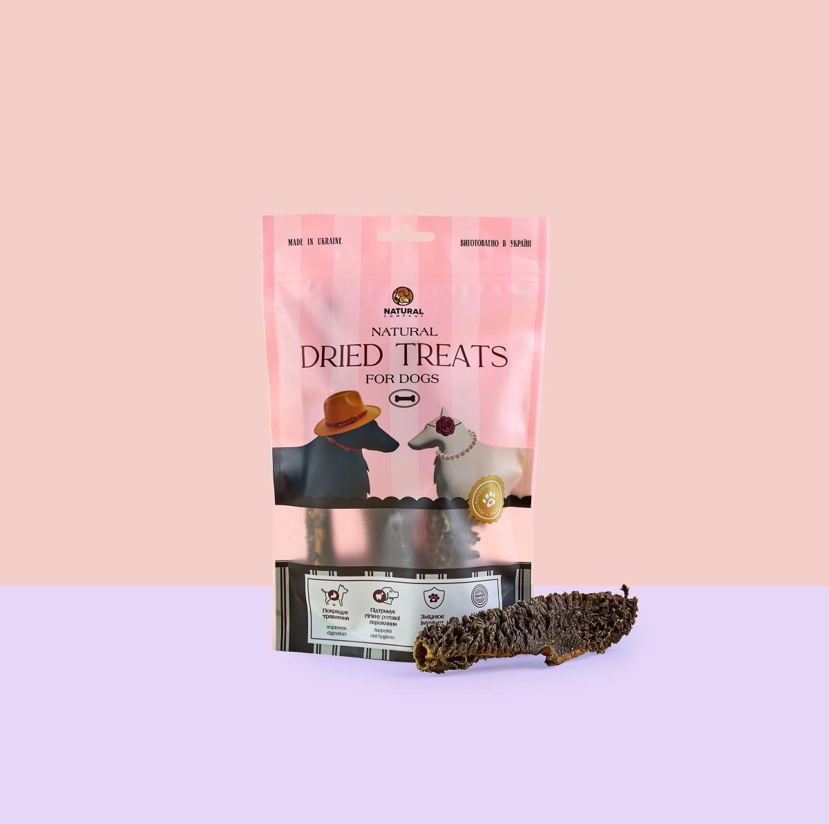 Натуральні ласощі Natural Рубець яловичий 250 грам