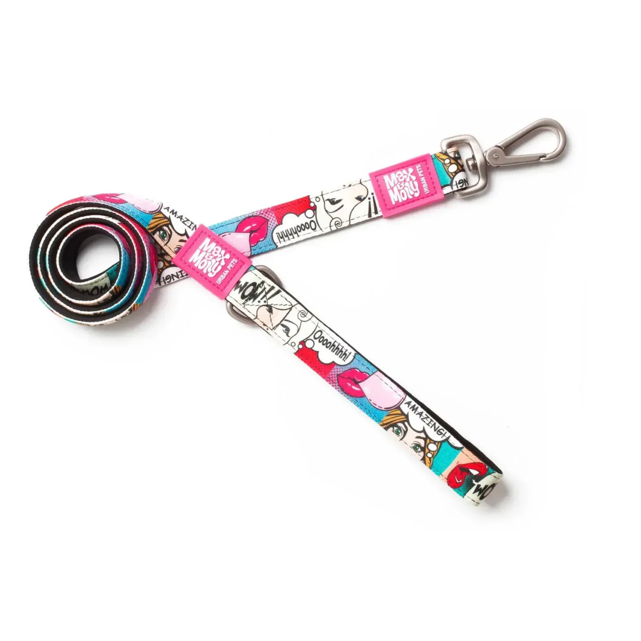 Повідець Max & Molly Short Leash Missy Pop з принтом Міссі Поп 120 см