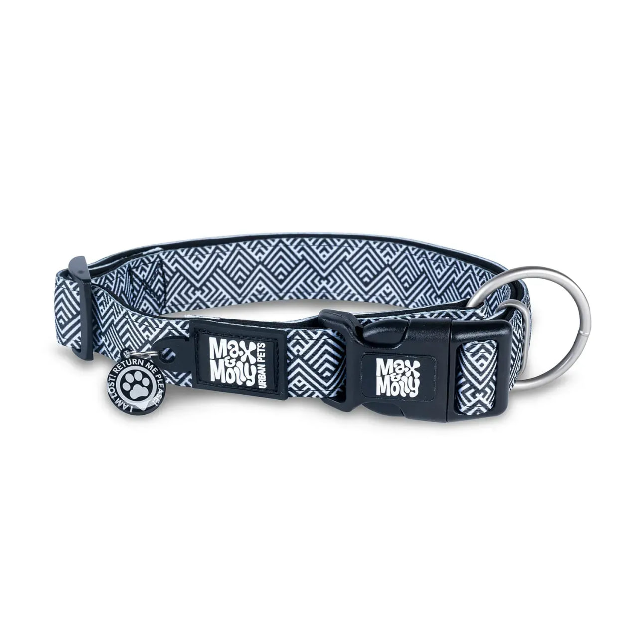 Нашийник для собак Max & Molly Smart ID Collar Mykonos з принтом Міконос