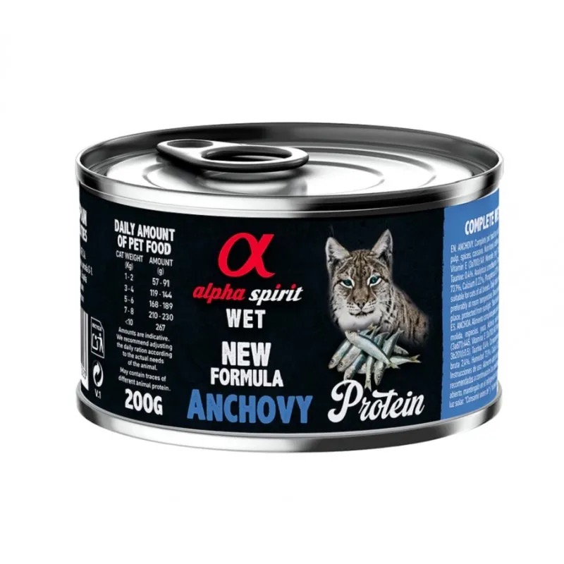 Alpha Spirit Anchovy Консерва для котів з анчоусами 200г