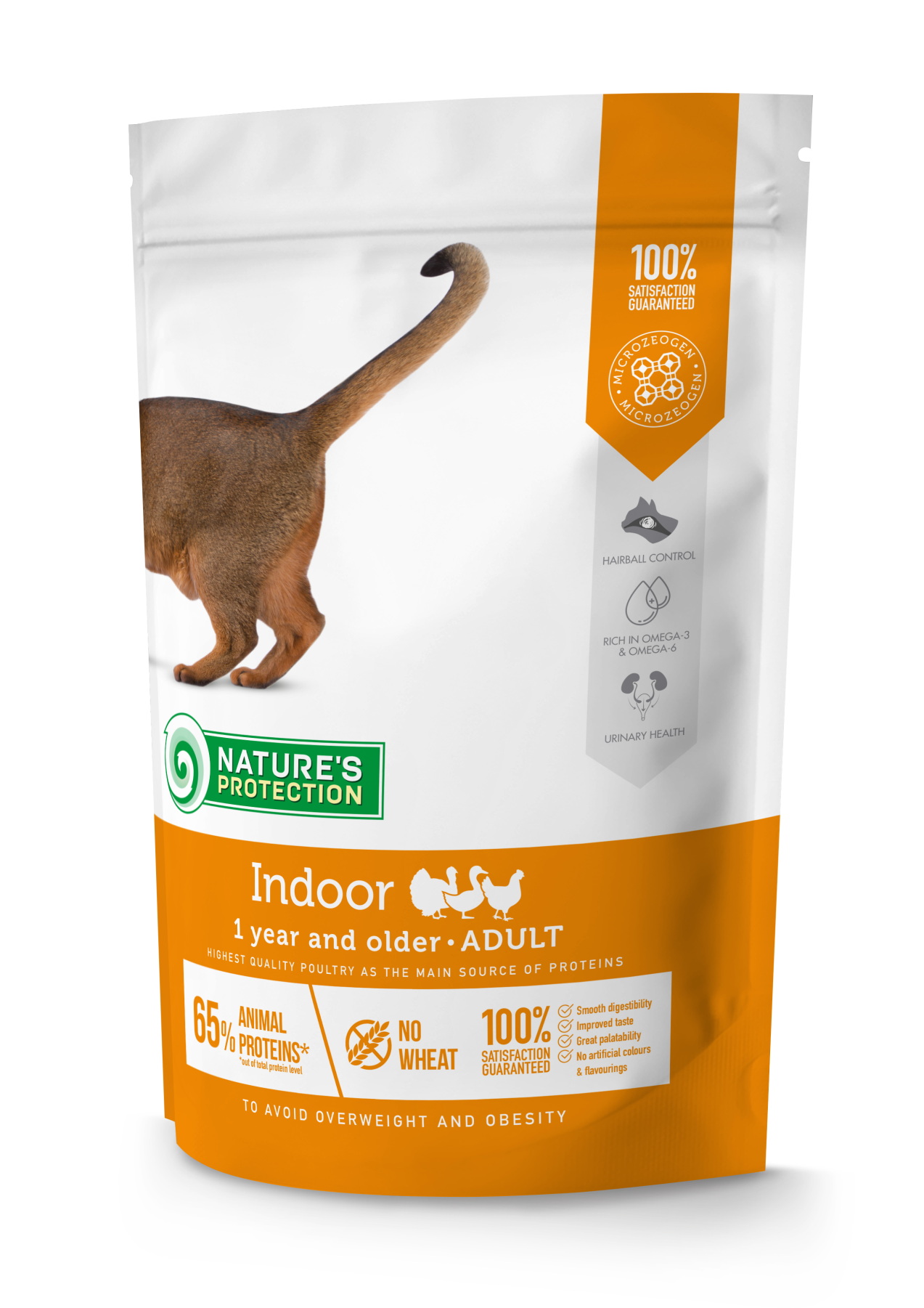 Сухий корм Nature's Protection Regular NP Indoor Adult для дорослих кішок що виживуть у приміщенні 400g