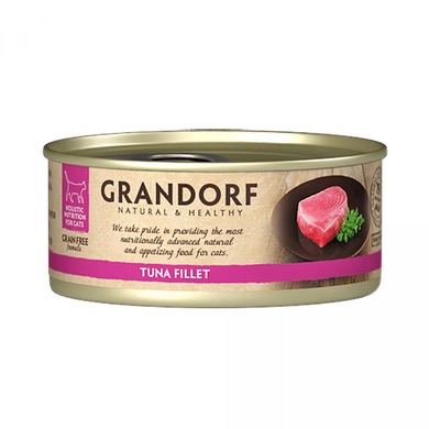 GRANDORF Консерви для кішок "Філе тунця", 70 г