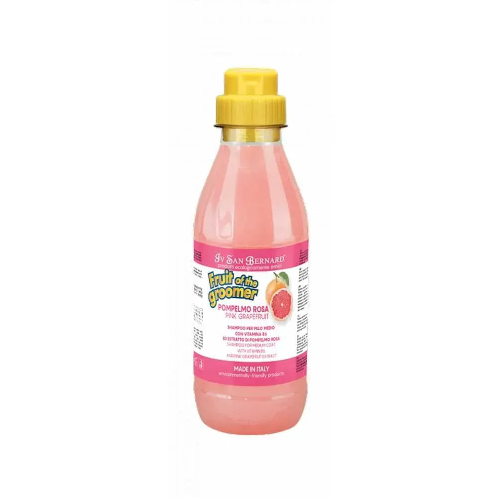 Концентрований шампунь Iv San Bernard Pink Grapefruit для середньої шерсті, з грейпфрутом та Вітаміном В6