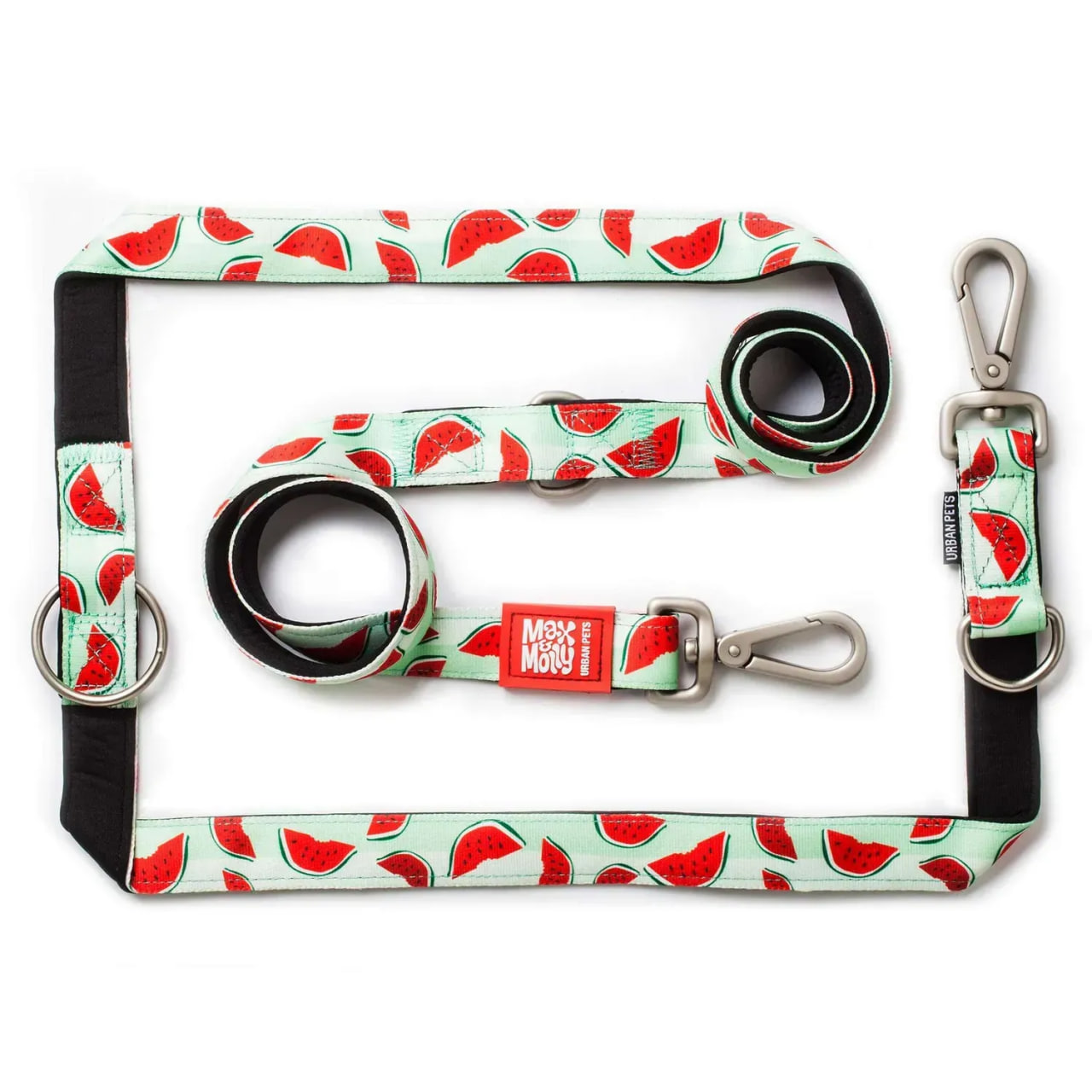 Повідець для собак Max & Molly Leash Watermelon з принтом Кавун
