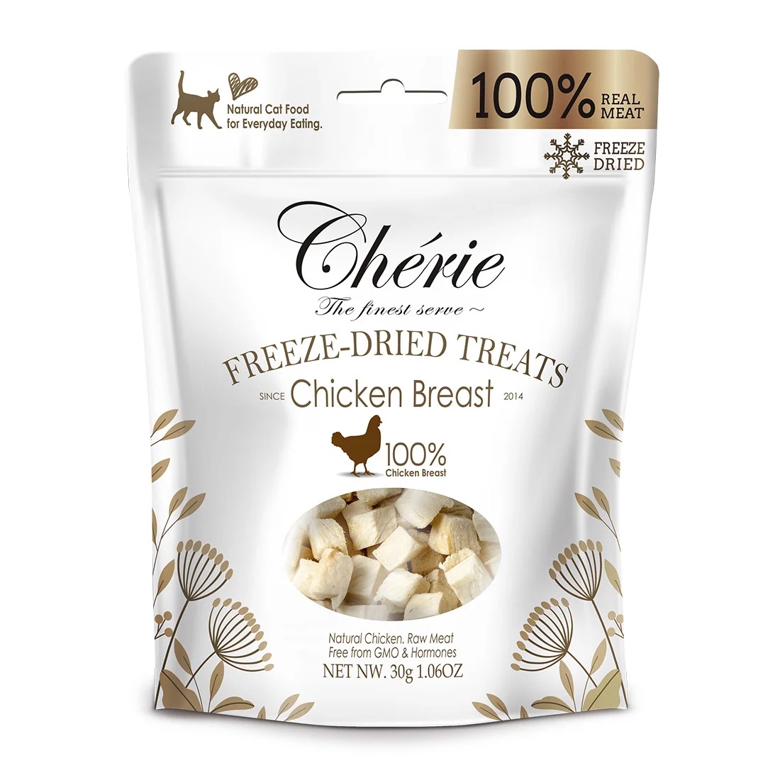 Cherie Freeze Dired for Cat Chicken Ласощі для котів з курки с/м 30гр