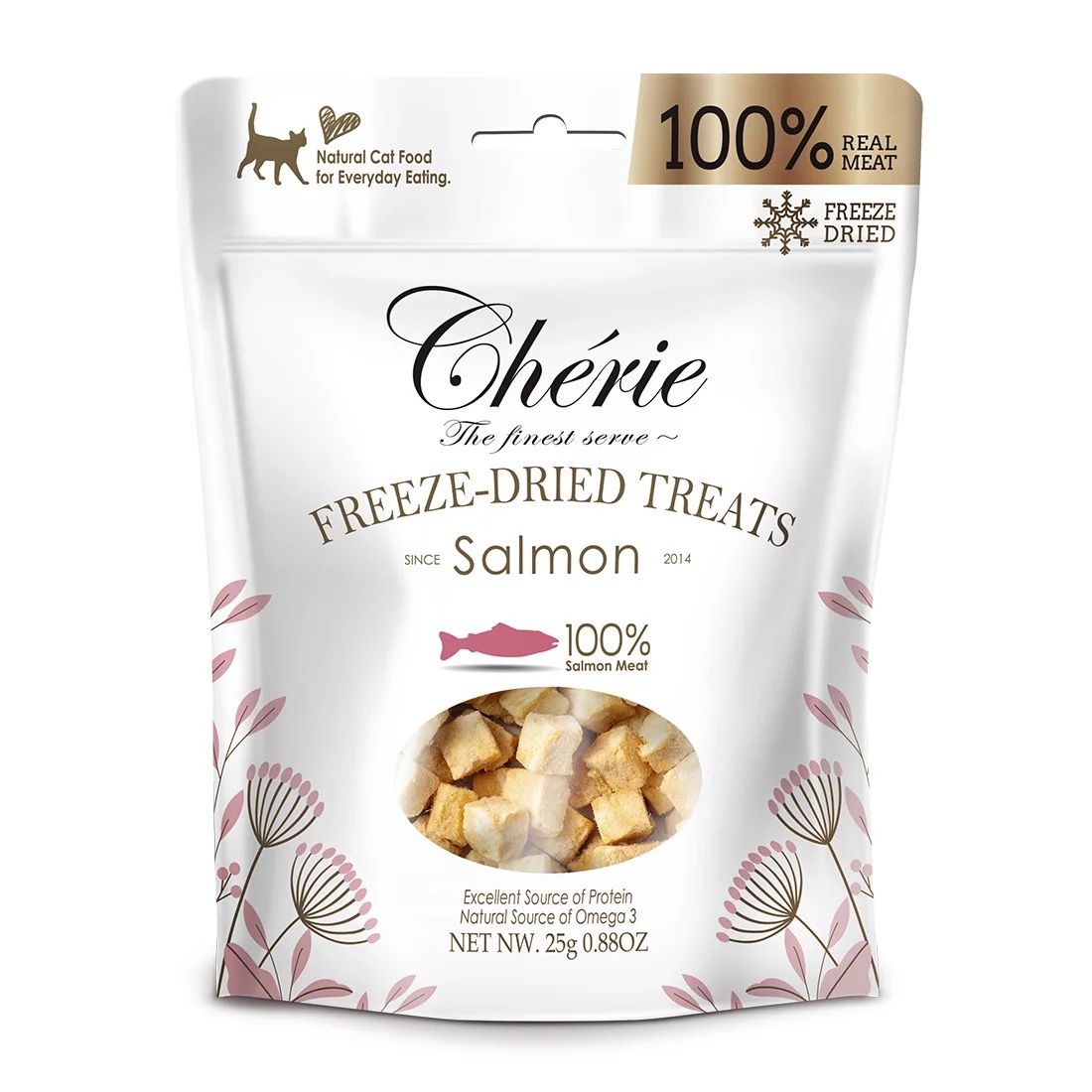 Cherie Freeze Dired for Cat Salmon Ласощі для котів з лосося с/м 25 гр