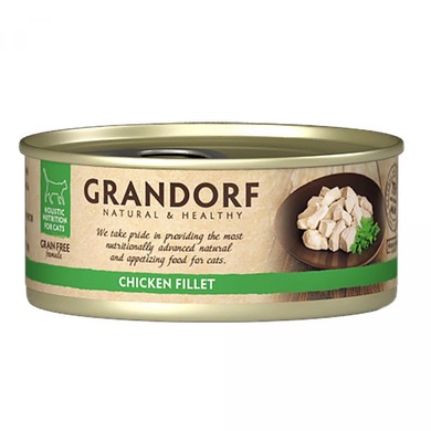 GRANDORF Консерви для кішок "Куряча грудка", 70 г