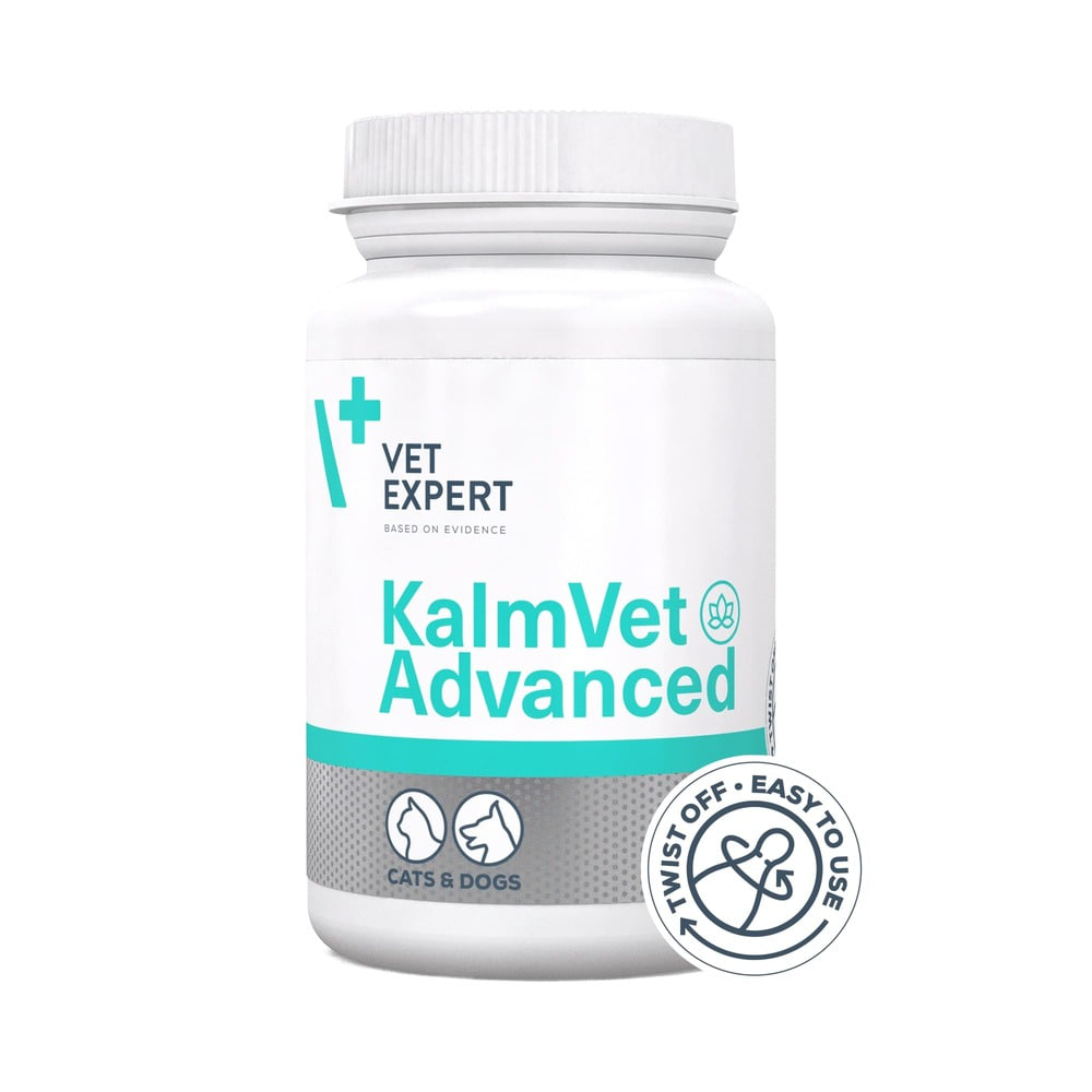 Заспокійливий препарат VetExpert KalmVet Advanced для собак і котів поштучно або 60 капсул