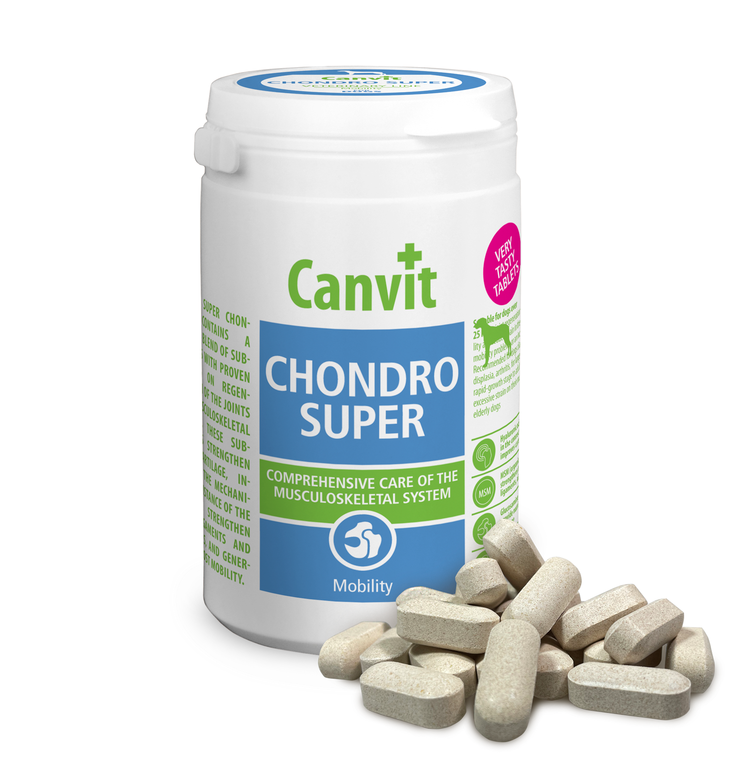Canvit Chondro Super Maxi for Dogs для зміцнення суглобів для собак всіх порід, 230 г