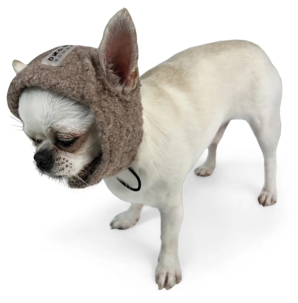 Dogs Bomba Шапка Авіатор тедді беж S-84/1