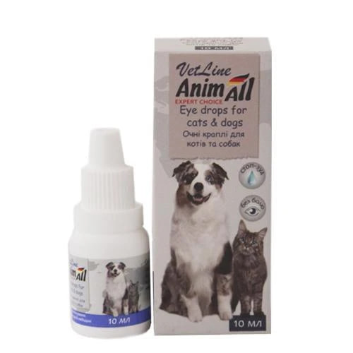 Очні краплі AnimAll VetLine для котів і собак