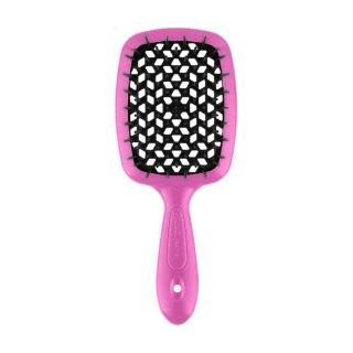 Janeke Superbrush Small – Щітка для волосся рожево-чорна