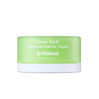 Відновлювальний крем із зеленим чаєм та церамідами By Wishtrend Green Tea & Ceramide Barrier Cream, 50 мл