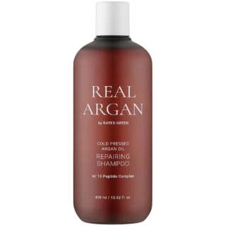 Відновлювальний шампунь з аргановою олією Rated Green Rreal Argan Repairing Shampoo, 400 мл