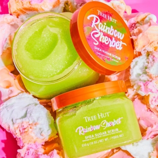 Tree Hut Rainbow Sherbet Sugar Scrub – скраб для тіла з ароматом лаймового щербету 510 г