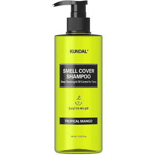 Шампунь для підлітків проти жирності KUNDAL All Day Smell Cover Teens Shampoo Tropical Mango, 400 мл