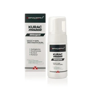 Ніжна пінка для вмивання з пребіотиками Braderm Kurac Mousse 100 ml