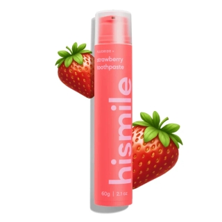 Зубна паста зі смаком полуниці Hismile Strawberry Toothpaste, 60 г