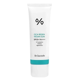 Сонцезахисний веганський крем з центелою азіатською Dr.Ceuracle Cica Regen Vegan Sun SPF50+/ PA++++, 50 мл