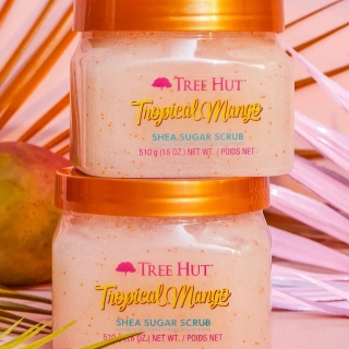 Tree Hut Tropical Mango Shea Sugar Scrub – цукровий скраб для тіла з ароматом тропічного манго 510 г
