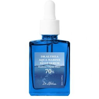 Зволожуюча сироватка з бамбуковою водою та гвайазуленом Dr. Althea Aqua Marine Deep Serum, 30 мл