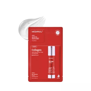 Двофазна маска з колагеном та мікроголками Medi-Peel Red Lacto Collagen 3000 Shot Serum 2 Step Mask, 1.