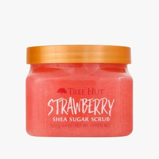 Tree Hut Strawberry Shea Sugar Scrub – цукровий скраб для тіла з полуницею і олією ши 510 г
