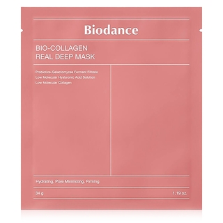 Нічна гідрогелева маска для пружності шкіри обличчя з колагеном Biodance Bio-Collagen Real Deep Mask, 1 шт
