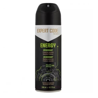 Чоловічий дезодорант-спрей O`lysee Energy Expert Code, 200 мл