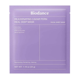 Омолоджуюча гідрогелева маска Biodance Rejuvenating Caviar PDRN Real Deep Mask, 1 шт