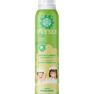 Дитяча крем-пінка для купання 3в1 з ароматом яблука та груші O'lysee Kids Moisturizing Shower Foam, 250 мл