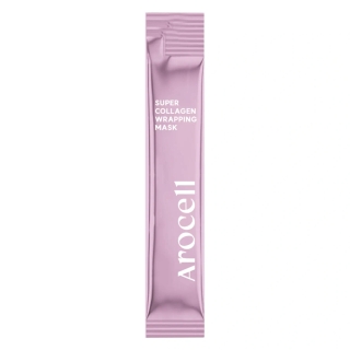 Маска-плівка з колагеном для зволоження та ліфтингу Arocell Super Collagen Wrapping Mask, 1 шт