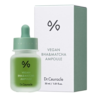 Ампульна сироватка з BHA-кислотою та екстрактом чаю Матчa Dr.Ceuracle Vegan BHA&Matcha Ampoule, 30 мл