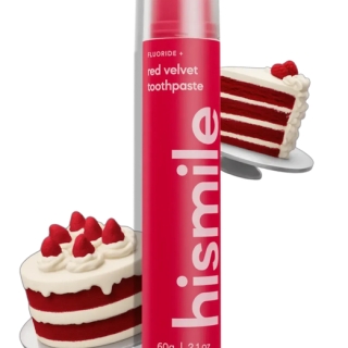 Зубна паста зі смаком червоного оксамиту Hismile Red Velvet Toothpaste, 60 г