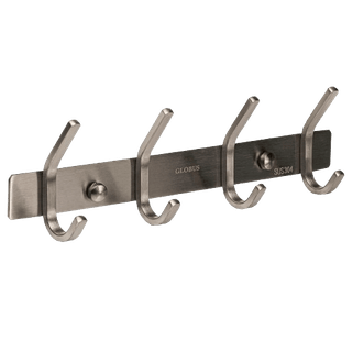 Планка з 4 гачками Globus Lux SS9435-4 SUS304 (металеві довгі)