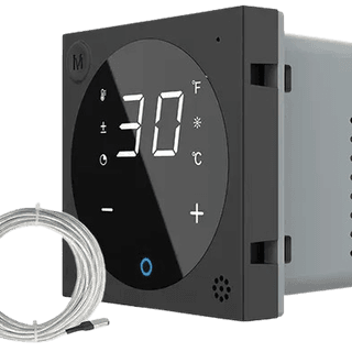 Терморегулятор Livolo програмований чорний (VL-M7FCQ1Z2-2BPS23) із зовн.датчиком теператури