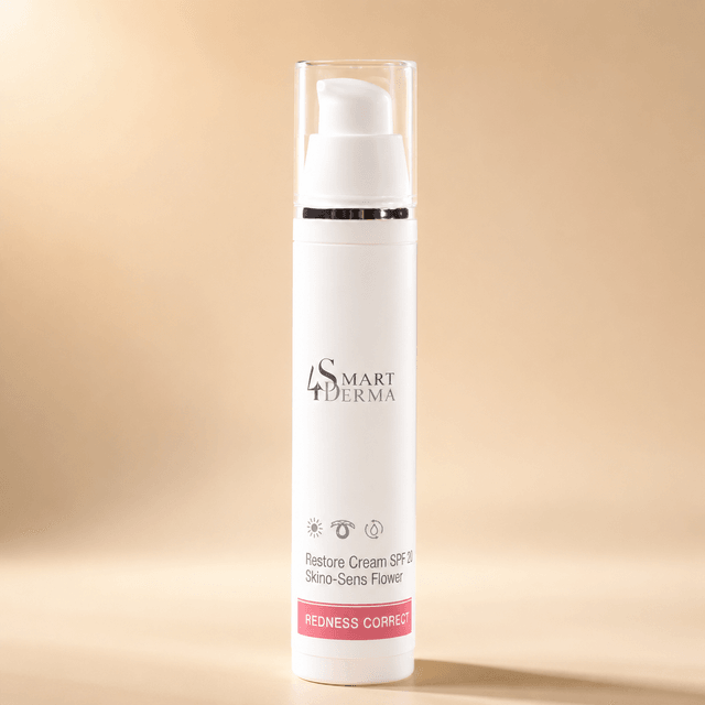 ЗМІЦНЮВАЛЬНИЙ ДЕННИЙ КРЕМ ДЛЯ ЧУТЛИВОЇ ТА КУПЕРОЗНОЇ ШКІРИ SPF 20 REDNESS CORECT
