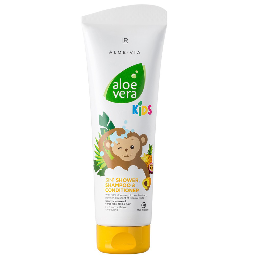 Дитячий шампунь-кондиціонер для волосся та тіла Aloe Vera Kids