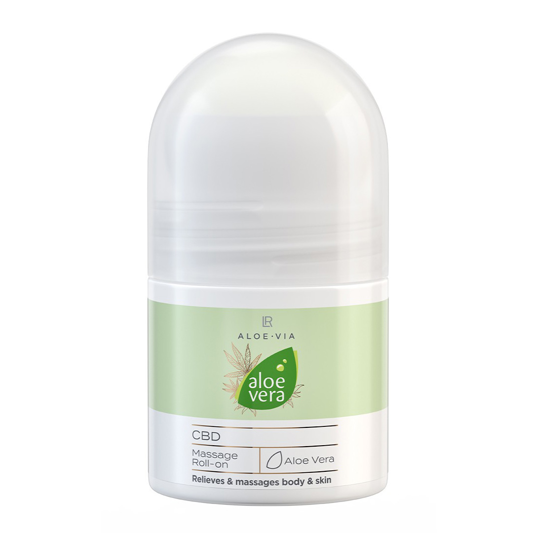 Роликовий масажер Aloe Vera CBD