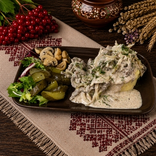 Stroganow z Wołowiną