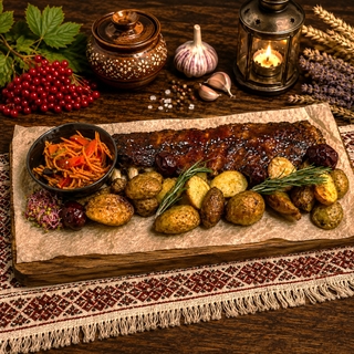 Żeberka Wieprzowe BBQ