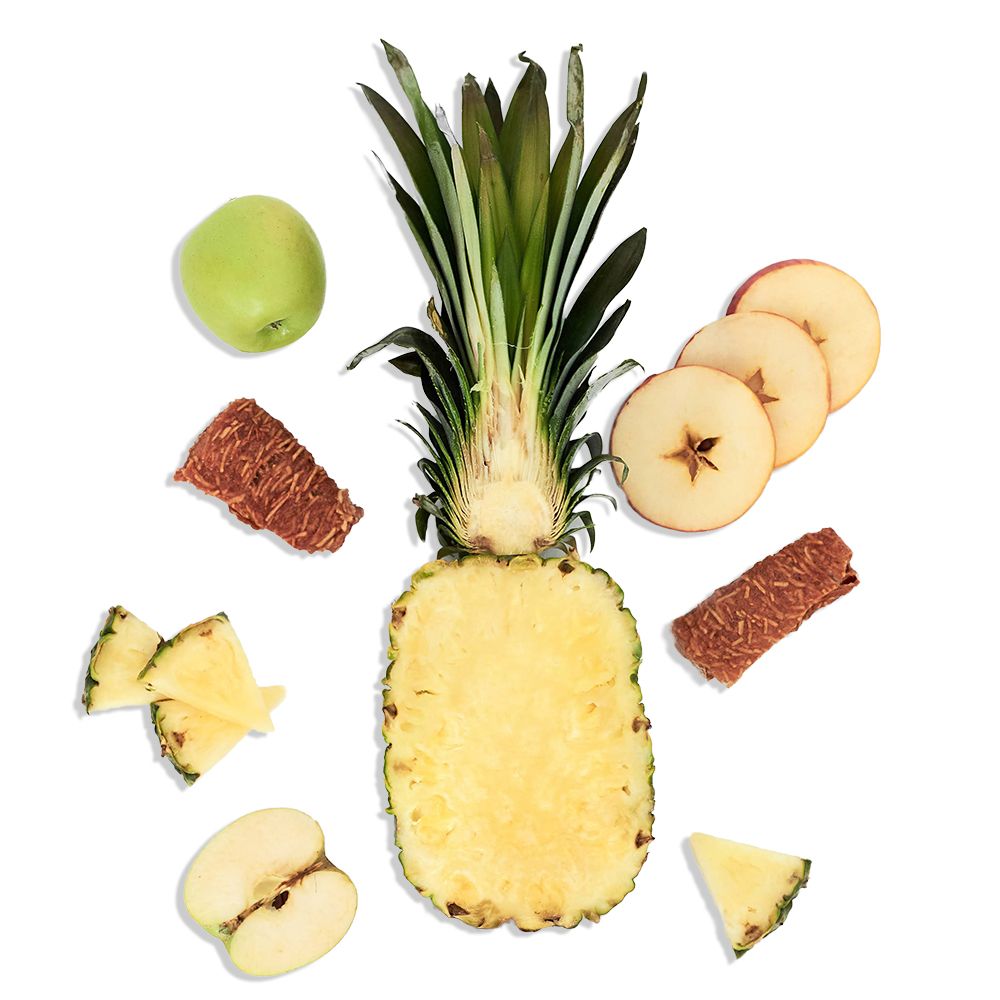 Apple pastila with pineapples (100 g)