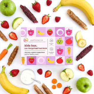 Kid's yogurt pastila set