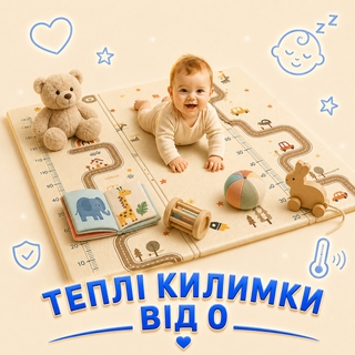 Теплі килимки для дітей
